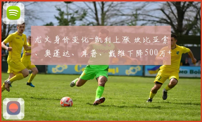 尤文身价变化-凯利上涨 坎比亚索、奥蓬达、库普、戴维下降500万+